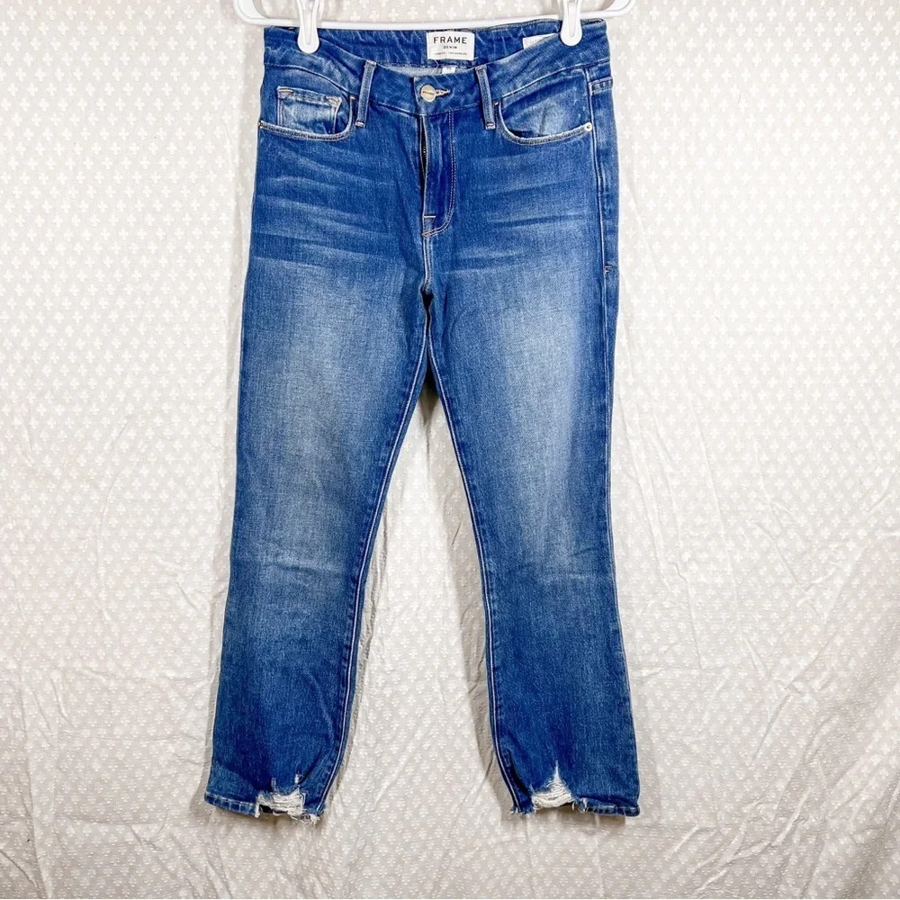 Frame Le Crop Mini Boot Cut‎ High Rise Jeans